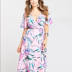 Show me your mumu Marianne wrap dress